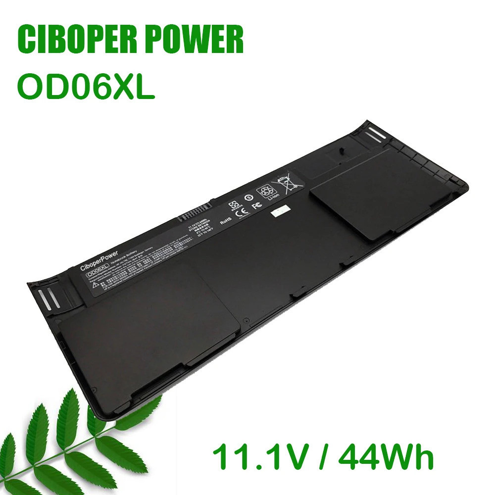 CP แบตเตอรี่แล็ปท็อป OD06XL 0D06XL H6L25AA H6L25UT HSTNN-IB4F 11.1V 44Wh สำหรับ Elitebook หมุนได้810