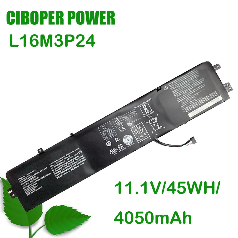 CP แบตเตอรี่แล็ปท็อป L14M3P24 4050MAh/45Wh สำหรับ Ideapad Xiaoxin 700 R720 Y700-14ISK Y520-15IKB L14