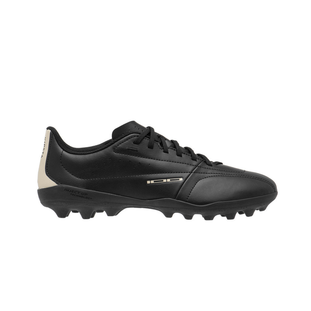 KIPSTA - รองเท้าฟุตบอลรุ่น 100 MG 2024 สีดำ - Football Boots 100 MG - Black