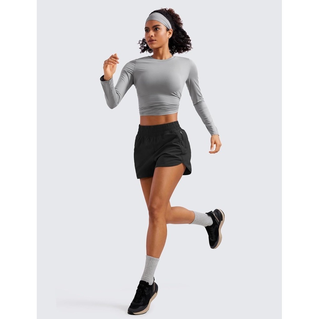 Personalized leisurecasual weapersonalityLeisure TrendFashion CRZ YOGA Women's High Waisted Running 