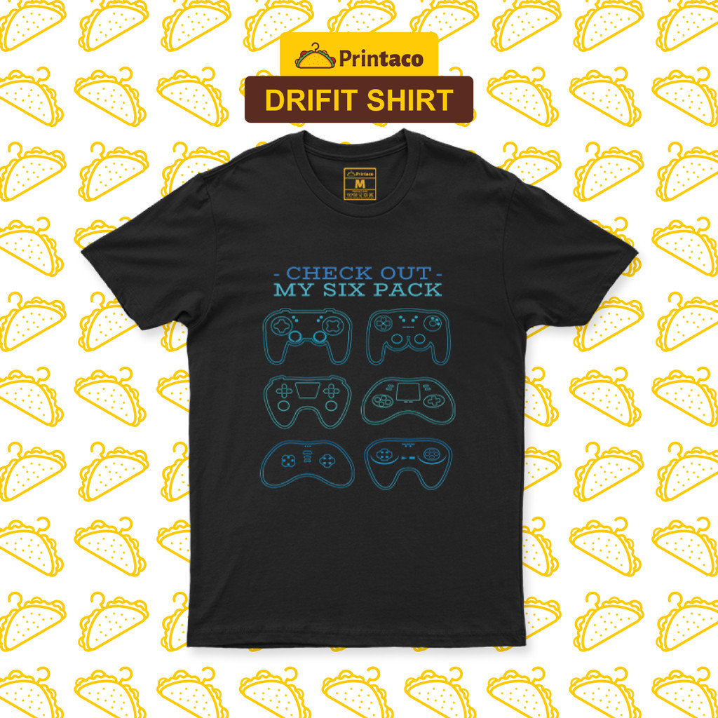 【COD】Printaco Drifit Shirt: Controller Six Pack Gaming