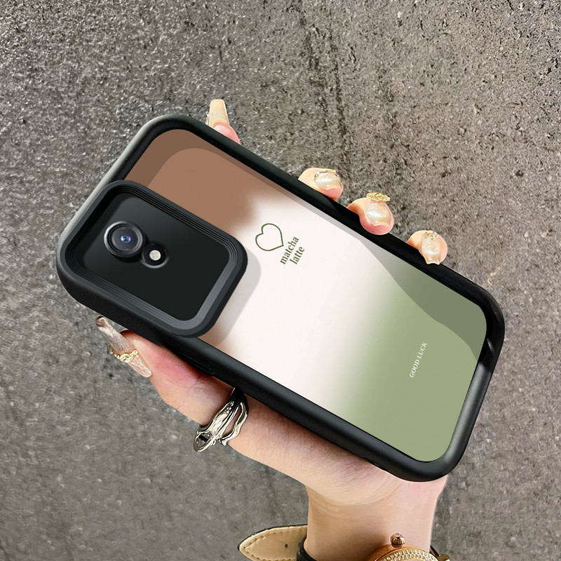 เคสสำหรับ VIVO Y02 VIVO Y02A VIVO Y02T Y02s เคสป้องกันโทรศัพท์  กันกระแทกลายรักไ