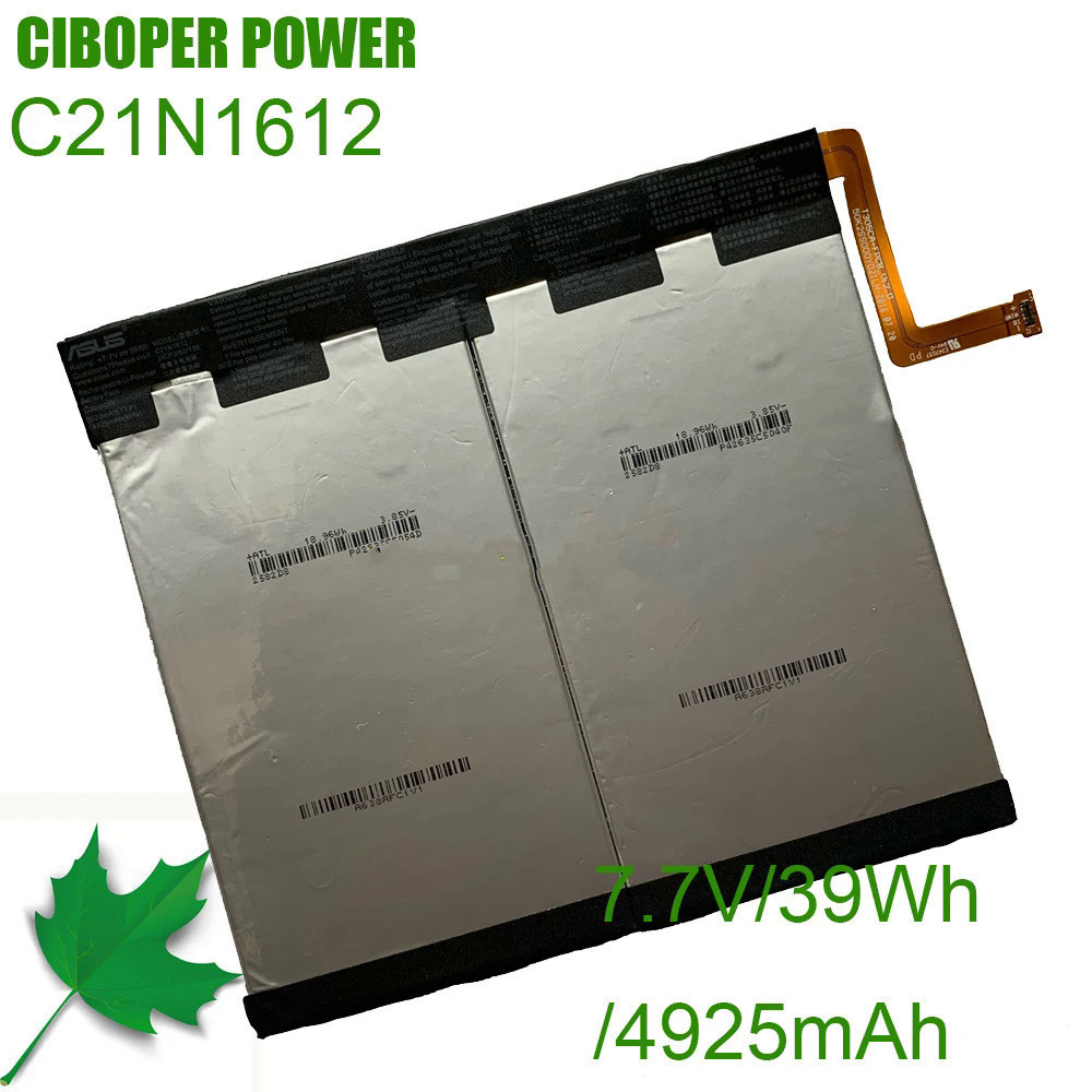 CP Original แบตเตอรี่แล็ปท็อป C21N1612 7.7V/39Wh/4925MAh สำหรับ TransFormer 3 T305CA-3A T305CA-3G Se