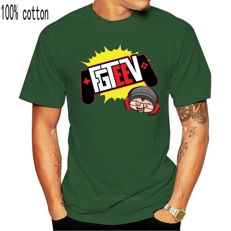 【COD】Fgteev T Shirt Slim Cute Fashion Printing Tee Shirt Vintage