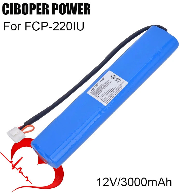 CP Medical แบตเตอรี่แพ็ค10GNY1.3-SC FCP-220IU 12V 3000MAh สำหรับ FCP-220IU FCP-2201G FCP-2101 FCP-22