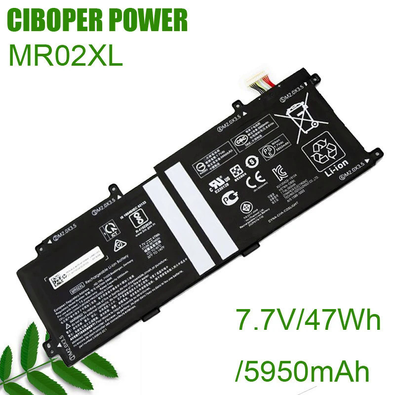 CP แบตเตอรี่แล็ปท็อปของแท้ MR02XL 7.7V/47Wh สำหรับ MR02XL HSTNN-DB9E L45645-2C1 Notebook