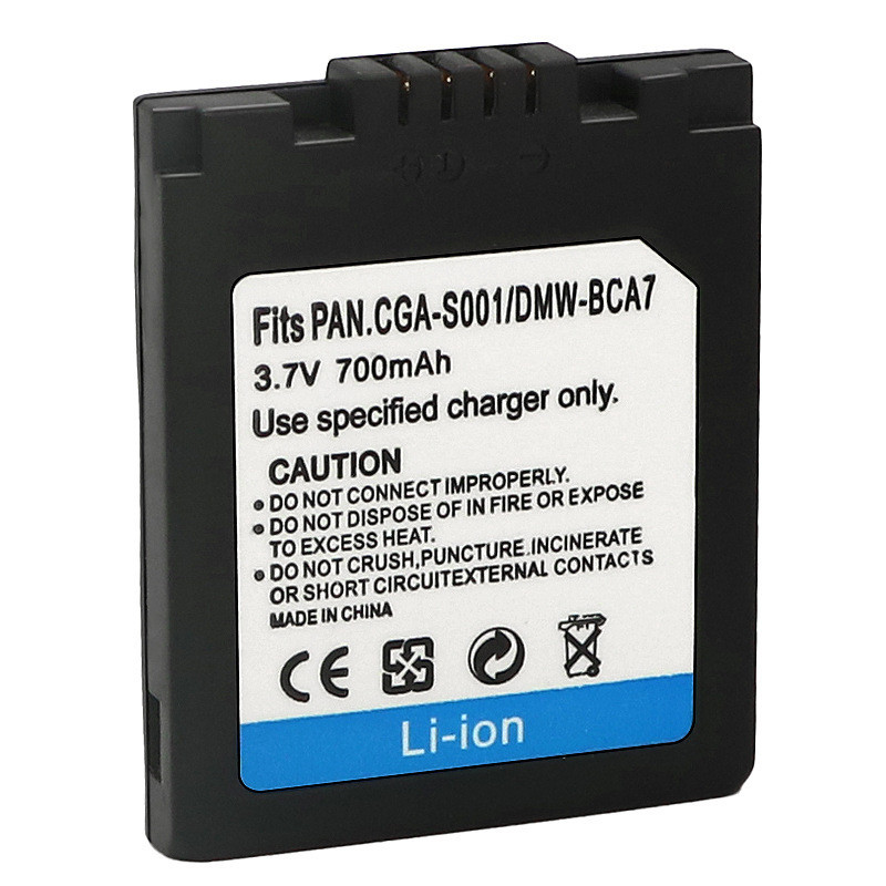 แบตเตอรี่ของแท้เหมาะสำหรับ PanasonicLumix DMC-FX1EG DMC-F1 แบตเตอรี่กล้องดิจิตอลCGA