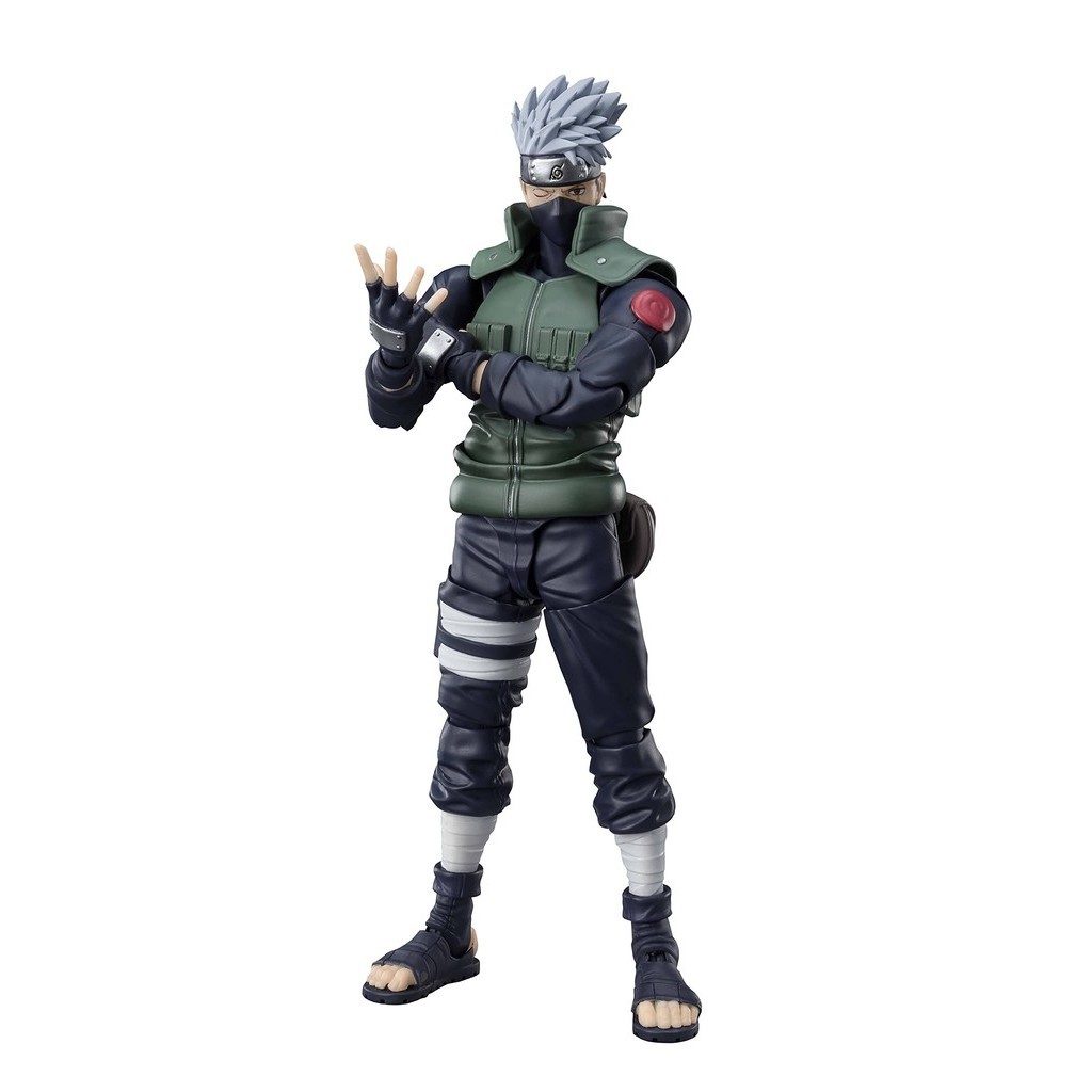 TAMASHII NATIONSแบรนด์ S.H.Figuarts NARUTO Shippuden Kakashi Hatake - ฮีโร่แห่งเนตรวงแหวน - ประมาณ ฟ