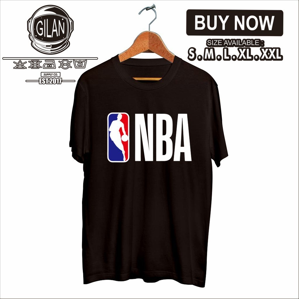 【High quality】Nba T-Shirt BASKET LOGO Sport Shirt -Gilan