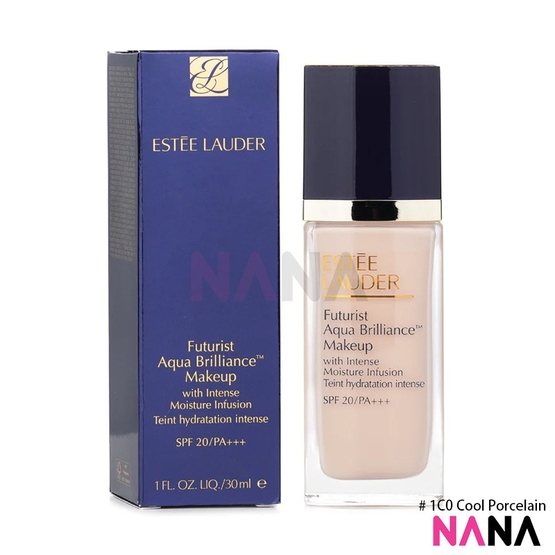 ESTEE LAUDER Futurist Aqua Brilliance Makeup with Intense Moisture Infusion SPF20/PA+++ # 1C0 Cool P