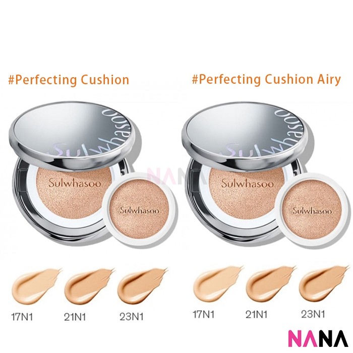 Sulwhasoo(โซลวาซู) Perfecting Cushion / Perfecting Cushion Airy (17N1/ 21N1/ 23N1) [+Refill]