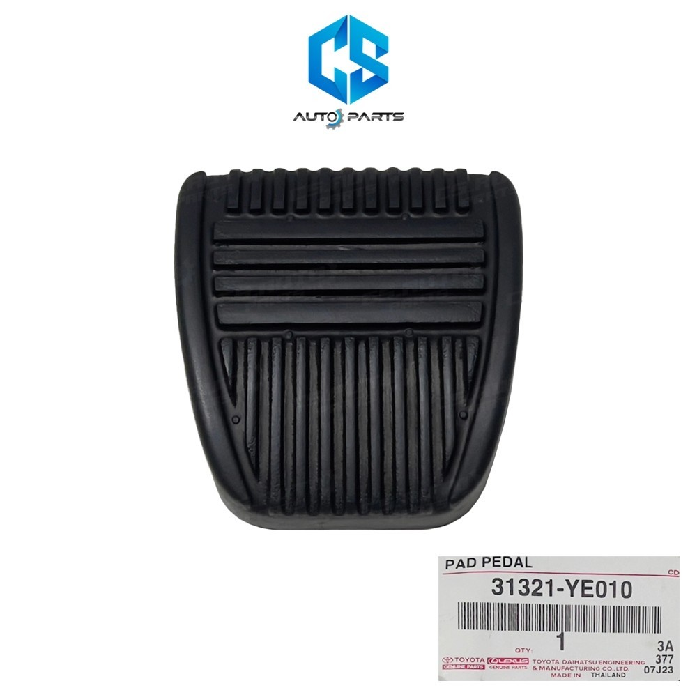 (แท้100%)ยางรองแป้นเบรค ขาเบรค ขาครัช TOYOTA HERO,MIGHTY X,TIGER,VIGO,FORTUNER,REVO,SOLUNA(31321-YE010)