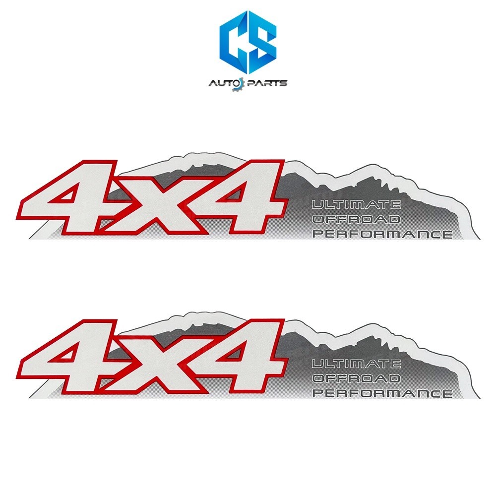 สติ๊กเกอร์ 4x4 - TOYOTA VIGO รุ่น1 (ติดข้างท้ายกระบะ)