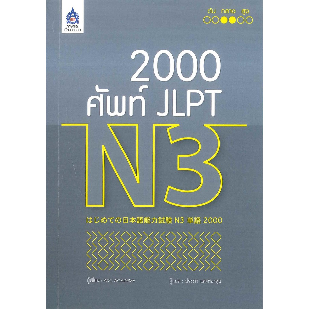 [พร้อมส่ง]หนังสือ2,000 ศัพท์ JLPT N3#ARC ACADEMY