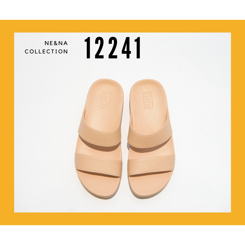 รองเท้าเเฟชั่นผู้หญิงเเบบเเตะ Flip Flop เเบบสวม No. 12241 NE&NA Collection Shoes