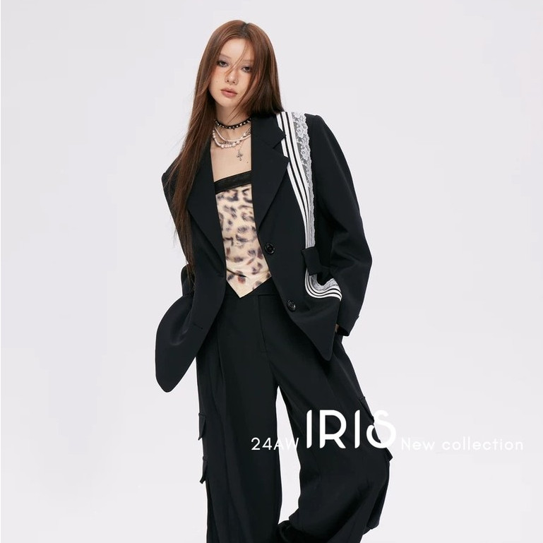 「สินค้าลิขสิทธิ์แท้」IRIS FASHION 24aw Series l IJ72609-IP72609 Myth of star jacket/pant เสื้อผ้าผู้ห