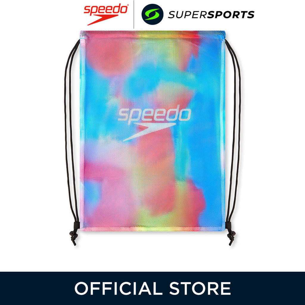 SPEEDO Printed Mesh Bag XU Neon Fire กระเป๋ายิมผู้ใหญ่