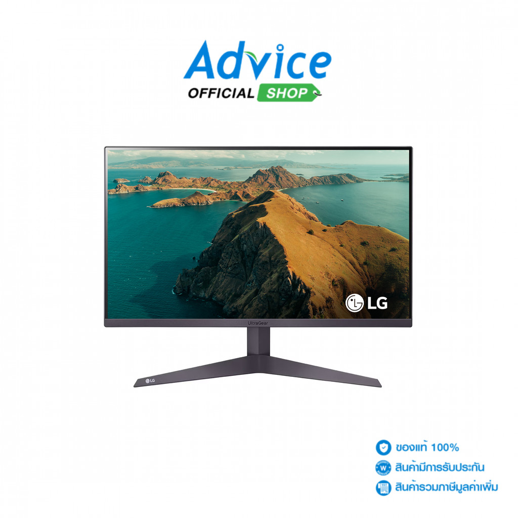 LG MONITOR (จอคอม) 23.7'' UltraGear 24GS50F-B (VA , HDMI , DP) FREESYNCE 180Hz - A0160682