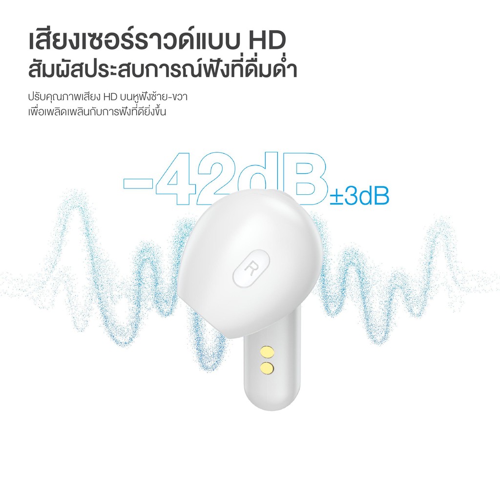 [ รับประกัน 2 ปี ] ACMIC AE-12T หูฟังบลูทูธไร้สาย Wireless Bluetooth Earbuds Bluetooth 5.1 ใช้งานนาน 40 ชม.