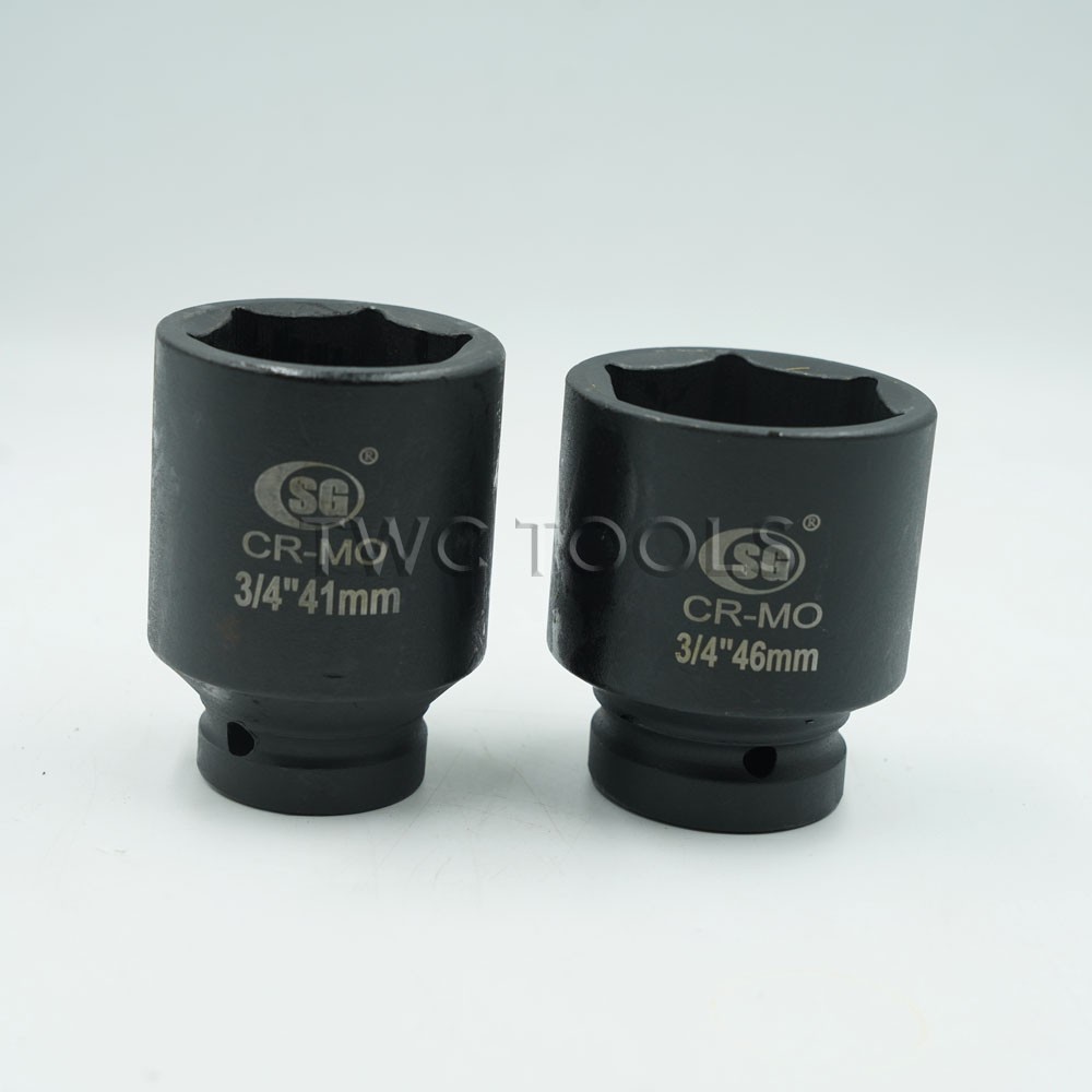 ลูกบล็อกลม 3/4" เบอร์ 41 45 46 บล็อก​ขัน​ล้อ บล็อคขันน็อต หกเหลี่ยม 6 หุน