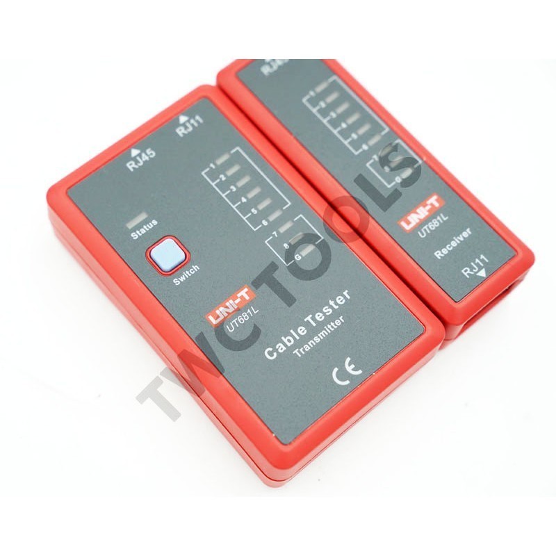 UNI-T 681L เครื่องทดสอบสายแลนด์ LAN สายอินเตอร์เน็ต สายโทรศัพท์ RJ45 RJ11รุ่น UT681L