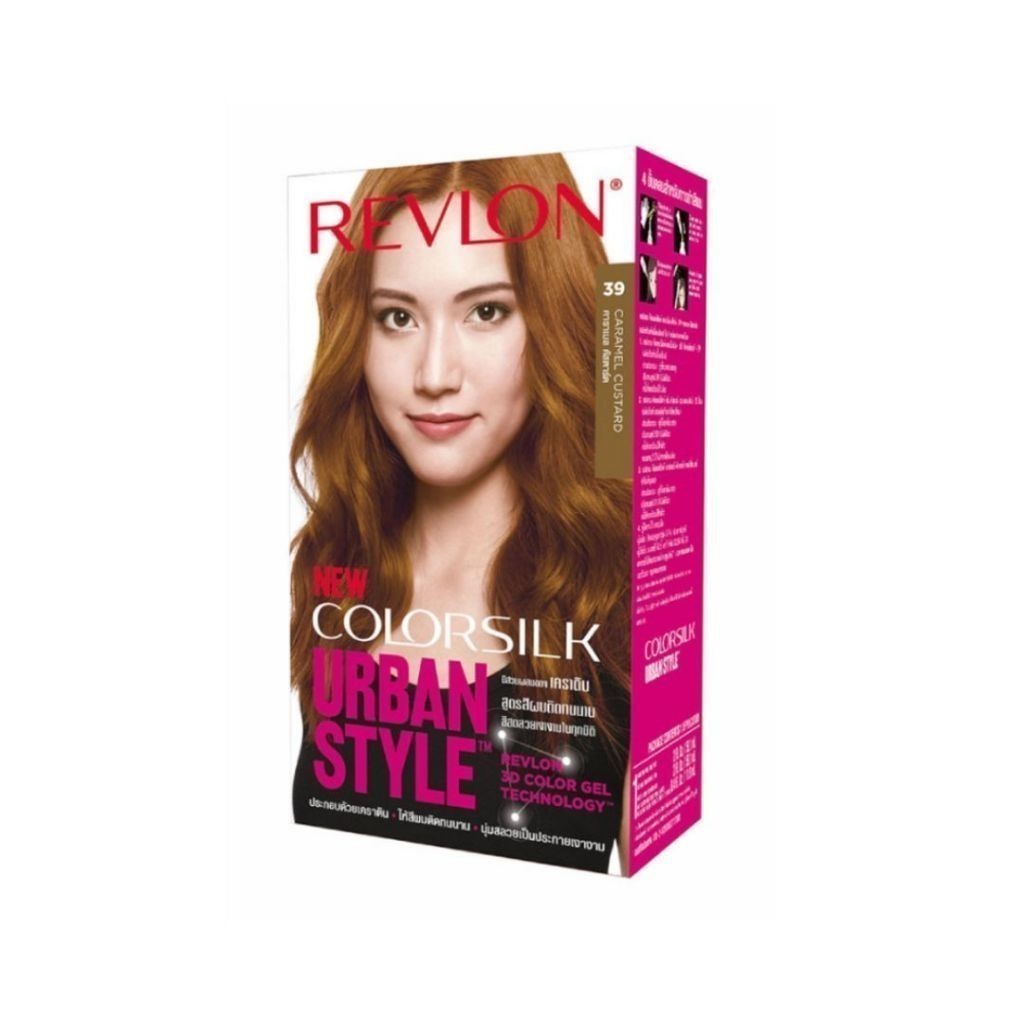 Revlon Colorsilk Urban Style 39 Caramel Custard เรฟลอน คัลเลอร์ซิลค์ เออเบิร์น สไตล์ No.39 คาราเมล คัสตาส
