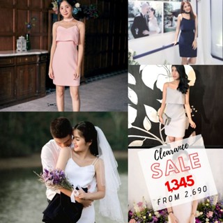 เดรส EL0204 Alessa Dress (ลด125 โค้ดWYAKPT) ชุดใส่เที่ยว ชุดออกงาน ชุดเพื่อนเจ้าสาว | Evalynbrand