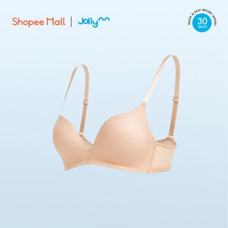 Jollynn JOY Modern lace บราโจลีน เสื้อชั้นใน บราไร้โครง ใส่สบาย ดันทรงสวย ไร้โครง wireless โจลีน