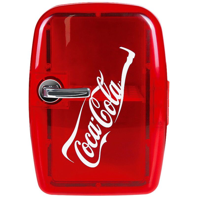 ✤☢▲ตู้เย็นในรถยนต์ Coca-Cola ตู้เย็นขนาดเล็ก ตู้เย็นสำนักงานหอพักในบ้าน