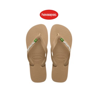 Havaianas รองเท้าแตะ BRASIL LOGO FC PR ROSE GOLD GOLD รุ่น 41108503581GDXX