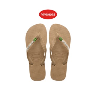 Havaianas รองเท้าแตะ BRASIL LOGO FC PR ROSE GOLD GOLD รุ่น 41108503581GDXX