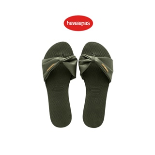 Havaianas รองเท้าแตะ You St Tropez Classic Sandals GREEN รุ่น 41479730869GNXX