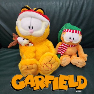 ตุ๊กตาเจ้าแมวอ้วน แมว การ์ฟีลด์ Garfield จากการ์ตูนช่องเรื่องสั้น มือสองของแท้ 100% ลิขสิทธิ์นำเข้าอเมริกา