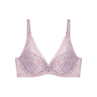 Triumph เสื้อในมีโครง ดันทรง Aqua แบบ Deep V รุ่น Aqua Bloom WHU DV 01 รหัส 10210467 สีม่วง 4239