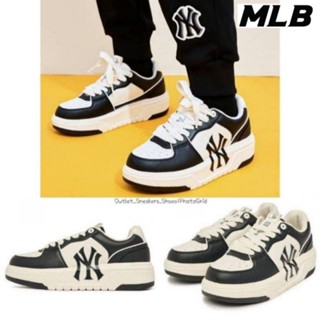 รองเท้า MLB Chunky Liner Basic New York Yankees Black ใส่ได้ทั้ง ชาย หญิง [ ของแท้💯 พร้อมส่งฟรี ]