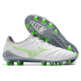 Mizuno Morelia Neo III Made in Japan FG รองเท้าฟุตบอล ผ้าถัก กันน้ํา สําหรับผู้ชาย ไซซ์ 39-45