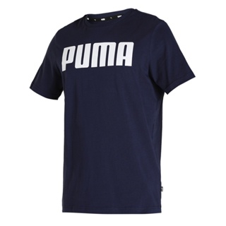 PUMA BASICS - เสื้อยืดผู้ชาย Essentials สีแดง - APP - 84722305