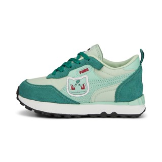 PUMA KIDS - รองเท้าผ้าใบเด็ก PUMA x POKÉMON Rider FV Bulbasaur สีเขียว - FTW - 38742001