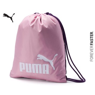 PUMA BASICS - ถุงใส่ของ Classic Gym Sack สีชมพู - ACC - 07575303