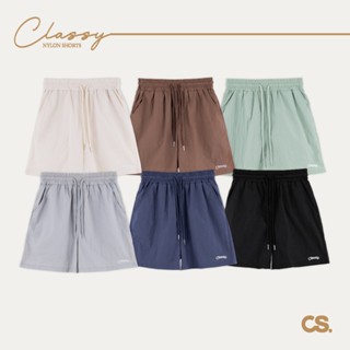 URTHE_CLASSY - กางเกงขาสั้น ผ้าไนลอน รุ่น NYLON SHORTS