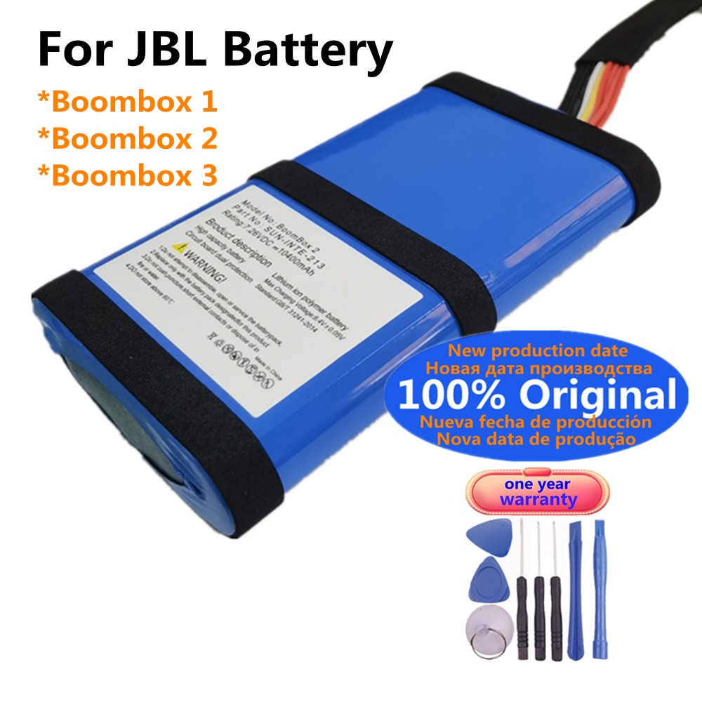 100% ใหม่แบตเตอรี่เดิมสำหรับ JBL Boombox 1 2 3 Boombox2 Boombox1บลูทูธลำโพงแบตเตอรี่ Bateria แบตเตอรี่ในสต็อก