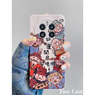 ใหม่ เคสโทรศัพท์มือถือ ลาย God of Wealth สไตล์จีนย้อนยุค สําหรับ Huawei mate40pro mate50pro mate30pro