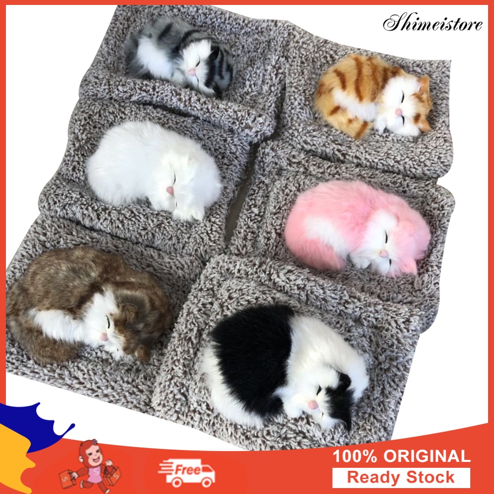 Shimei 🔥 ตุ๊กตาเเมวนอนกลับเยื่ิอไม้ไผ่ ฟอกอากาศรถยนต์