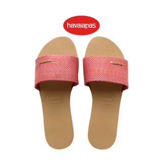 Havaianas รองเท้าแตะผู้หญิง You Malta Flip Flop - Golden รุ่น 41470680570GDXX (รองเท้าแตะ รองเท้าผู้หญิง รองเท้าแตะหญิง)