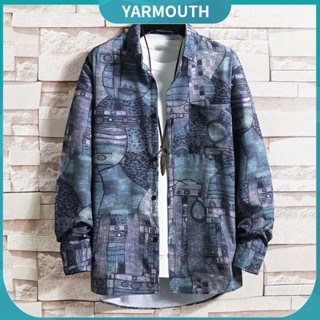 Yyr_ เสื้อแจ็กเก็ต พิมพ์ลายกราฟฟิติ สําหรับผู้ชาย