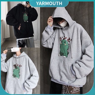 Yyr_ เสื้อฮู้ดดี้ พร้อมกระเป๋า