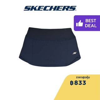 Skechers สเก็ตเชอร์ส กางเกงกระโปรงผู้หญิง Women Performance Running Skort - SP22Q4W355-SEBL