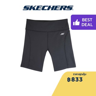 Skechers สเก็ตเชอร์ส กางเกงขาสั้น ซิปหลังผู้ชาย Men Short Tights Backzip Apparel - SP22Q4W380-00GH