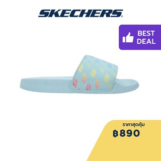 Skechers สเก็ตเชอร์ส รองเท้าแตะผู้หญิง Women Cali Side Lines 2.0 Reprezenta Walking Slides - 8730085-MNT