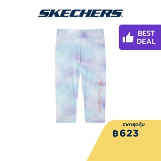 Skechers สเก็ตเชอร์ส กางเกงออกกำลังกายเด็กผู้หญิง Girls Performance Capri - P223G003-02S2